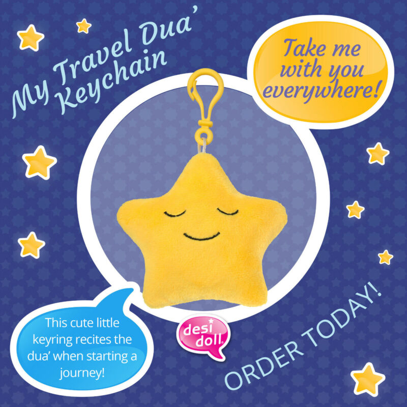 My Travel Dua’ Keyring (Desi doll) - Image 2