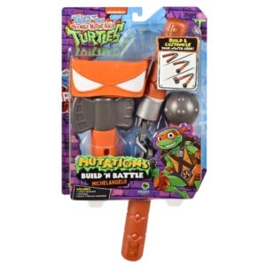 Ninja Turtles Build N Battle Michelangelo Ninja Reveal Playset