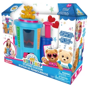 Build-A-Bear Stuffing Station Set (1x Stuffing station, 2x bears (unstuffed), 2x bags of stuffing, 2x outfits, 2x hearts and 2x birth certificates)