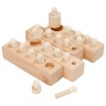 Montessori Wooden Socket Cylinders