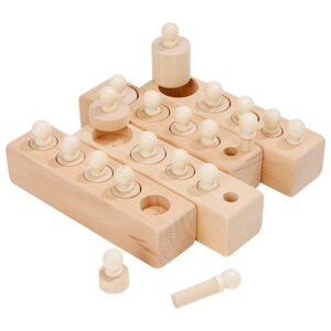 Montessori Wooden Socket Cylinders