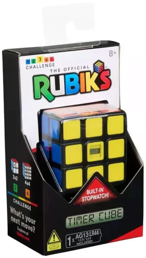 Official Rubik’s built-in stopwatch! Timer Cube