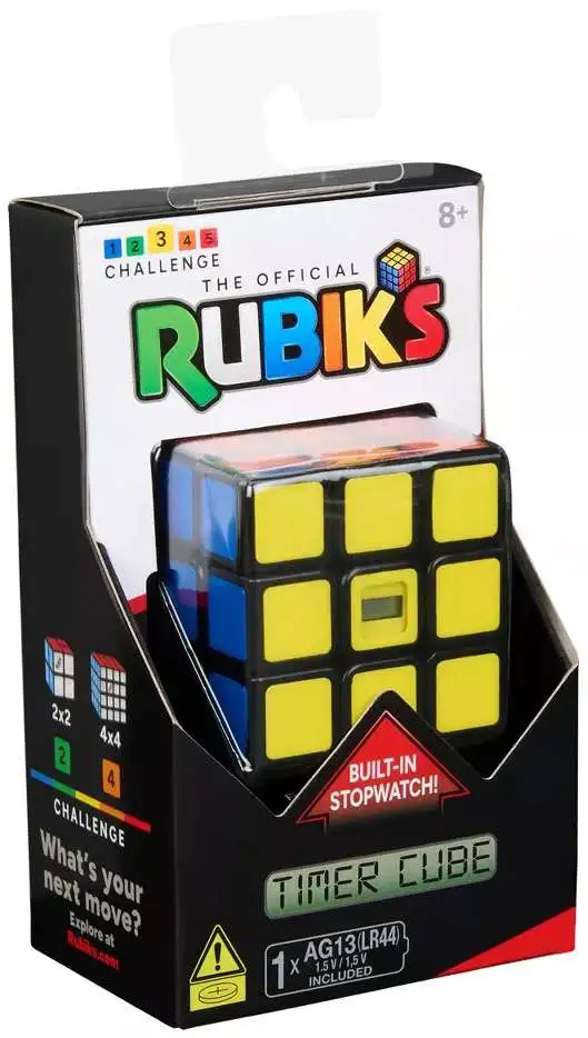 Official Rubik’s built-in stopwatch! Timer Cube