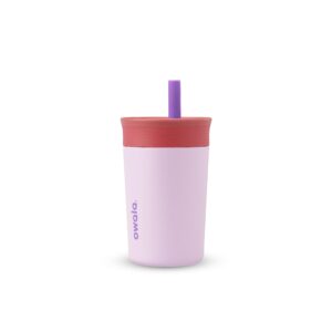 Pink Owala Kids Tumbler. Spill resistant.