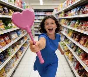 Magic Pay pink heart wand