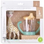 Sophie the Giraffe - toy & non-spill cup gift set