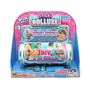 Sticki Rolls - Sticki Rolluxe series 3 - DIY sticker bracelet kit & lux handbag!