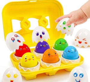 Hide & Squeak Eggs Matching Game
